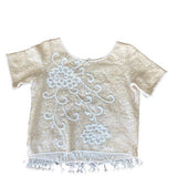 Sammy Wong vintage sequins beaded sweater L