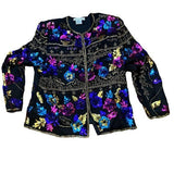 Draper's & Damon's sequins and beaded blazer M