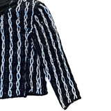 Black and white sequins blazer S/M