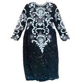 NWT Eve’s Allure sequins beaded dress M