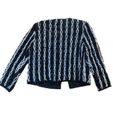Black and white sequins blazer S/M
