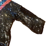 Jeffrey Lawrence sequin top M/L