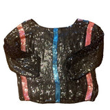 Jeffrey Lawrence sequin top M/L