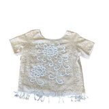 Sammy Wong vintage sequins beaded sweater L