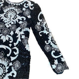 NWT Eve’s Allure sequins beaded dress M