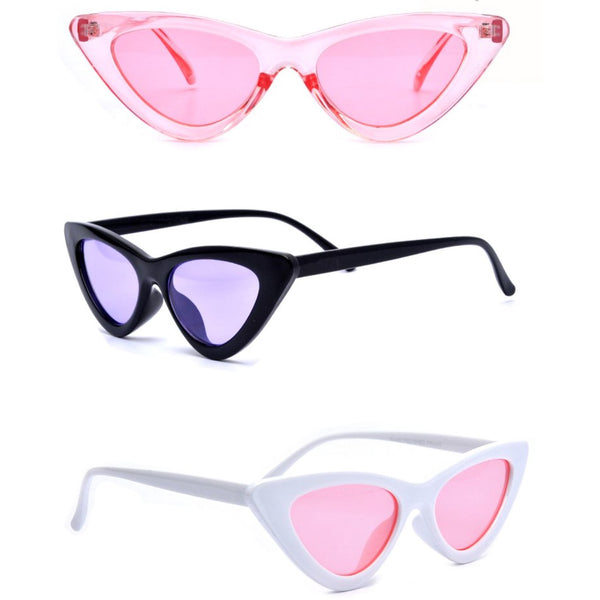 triangle retro sunglasses