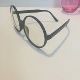 Gigi big clear round glasses