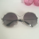Floaters metal frame circle sunglasses