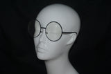 big round metal clear cleans glasses