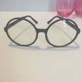 Gigi big clear round glasses