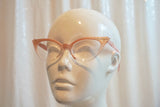 50's style cat eye glasses