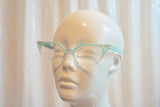 50's style cat eye glasses