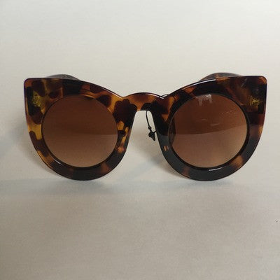 Big round cat eye sunglasses