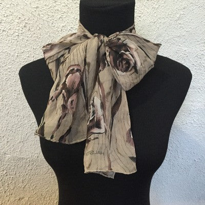 Brown vintage scarf