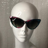 Floral cat eye sunglasses