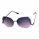 granny rimless sunglasses