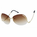 rimless granny sunglasses