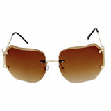 Rimless granny sunglasses