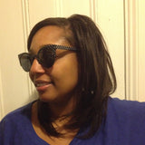 rimless cat eye sunglasses