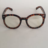 Round Square Fashion clear lens Glasses