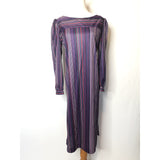 Vintage Stripped purple dress