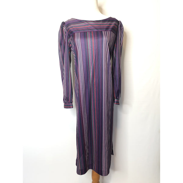 Vintage Stripped purple dress